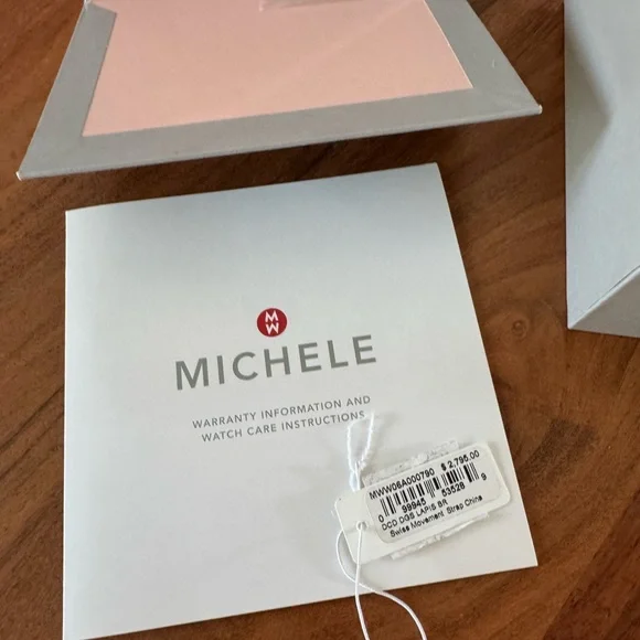 MICHELE Deco Diamond Chronograph Watch Head & Bracelet, 33mm - Picture 6 of 16